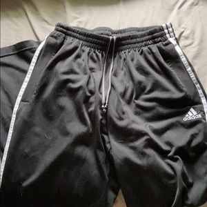 adidas side stripe sweats